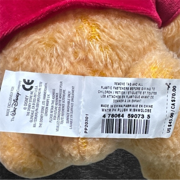 Disney Winnie the Pooh Plush – 2002 Holiday Edition – Collectible Bear - Picture 8 of 10